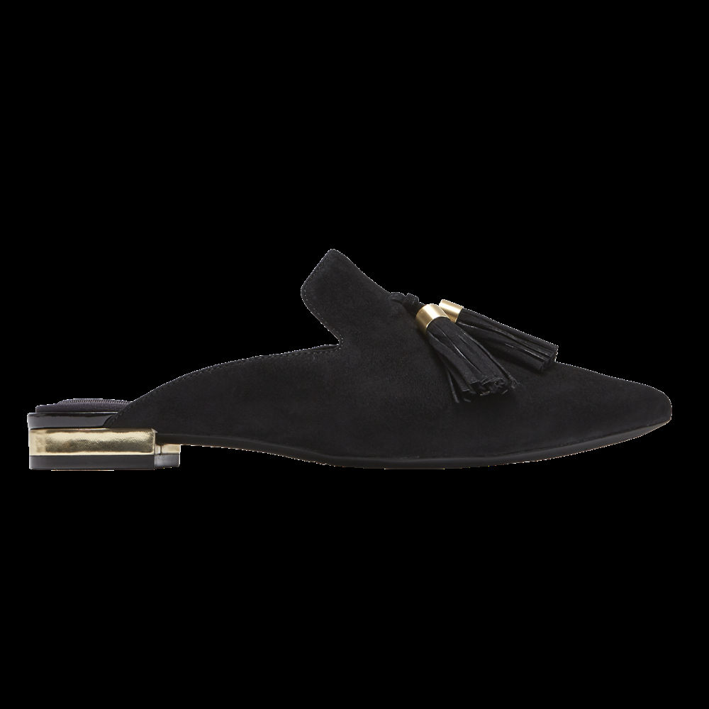 Sandalias Rockport Mujer Mexico - Total Motion Adelyn Tassel Negros - UARPJ2438